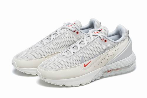 Cheap Nike Air Max Pulse Shoes Men and Women White Red-05